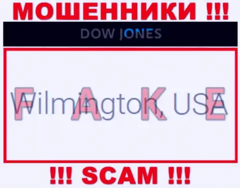 На веб-портале мошенников Dow Jones Market только липовая информация касательно юрисдикции