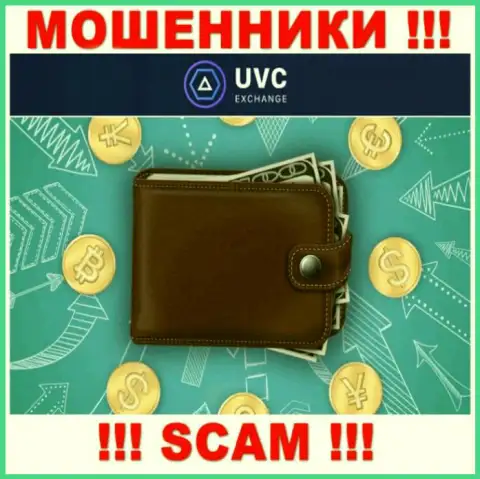Криптовалютный кошелек - конкретно в таком направлении предоставляют свои услуги интернет-жулики UVC Exchange