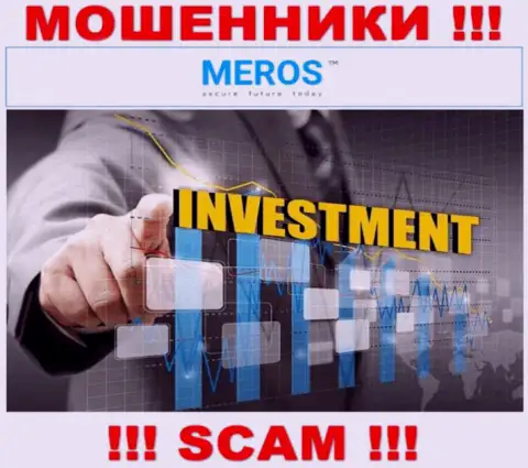 MerosTM обманывают, оказывая противоправные услуги в сфере Инвестиции