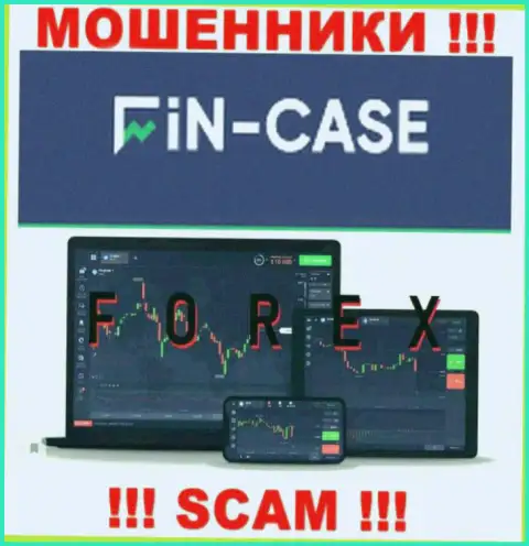 Fin-Case Com не вызывает доверия, ФОРЕКС - это то, чем заняты эти обманщики