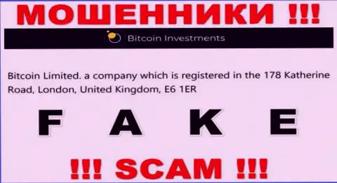 Юридический адрес регистрации организации Bitcoin Limited на официальном web-сайте - ненастоящий ! БУДЬТЕ КРАЙНЕ БДИТЕЛЬНЫ !