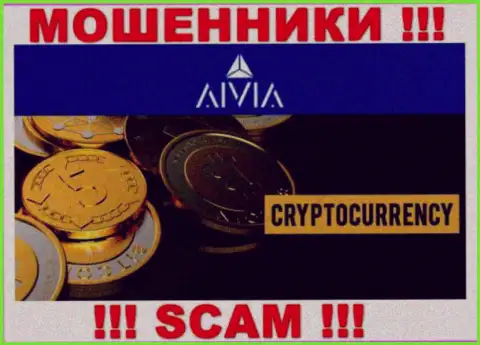 Aivia Io, работая в области - Crypto trading, кидают доверчивых клиентов