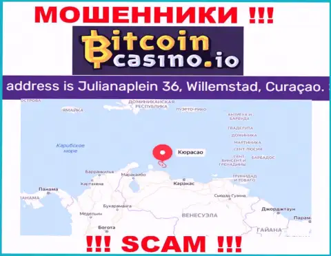Будьте крайне внимательны - организация Bitcoin Casino засела в оффшоре по адресу Julianaplein 36, Willemstad, Curacao и обворовывает наивных людей
