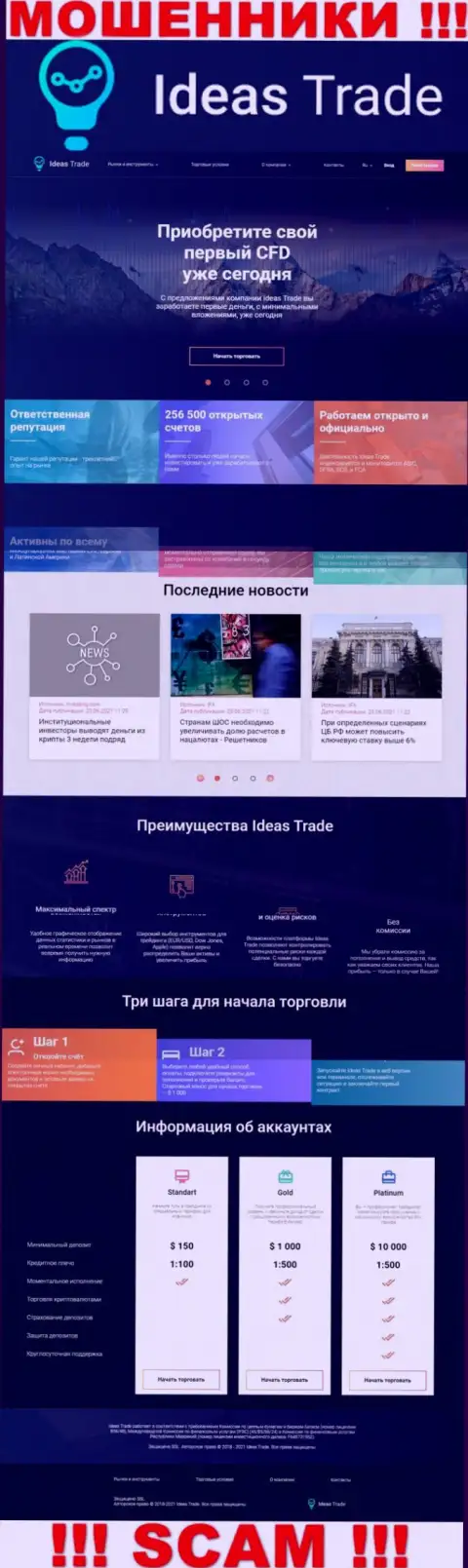 Официальный интернет-портал ворюг Ideas Trade