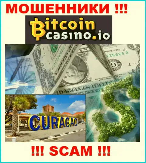 Bitcoin Casino безнаказанно обдирают, т.к. находятся на территории - Кюрасао