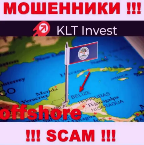 KLT Invest безнаказанно сливают, потому что зарегистрированы на территории - Белиз