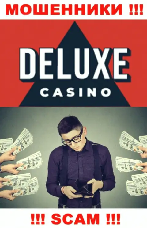 Если Вас раскрутили на средства в дилинговой компании Deluxe-Casino Com, тогда пишите жалобу, Вам попробуют оказать помощь